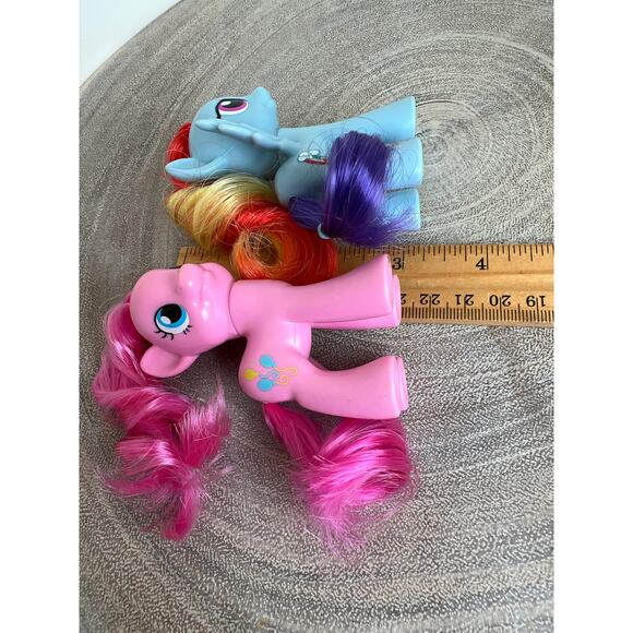 My Little Pony Rainbow Dash and Pinkie Pie Figure 3” 2010 - Picture 7 of 7